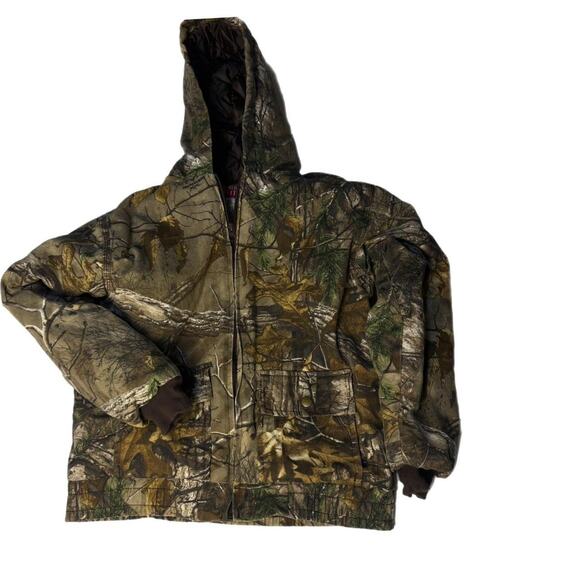 Realtree Other - Realtree Kids Camouflage Jacket - Green and Brown
